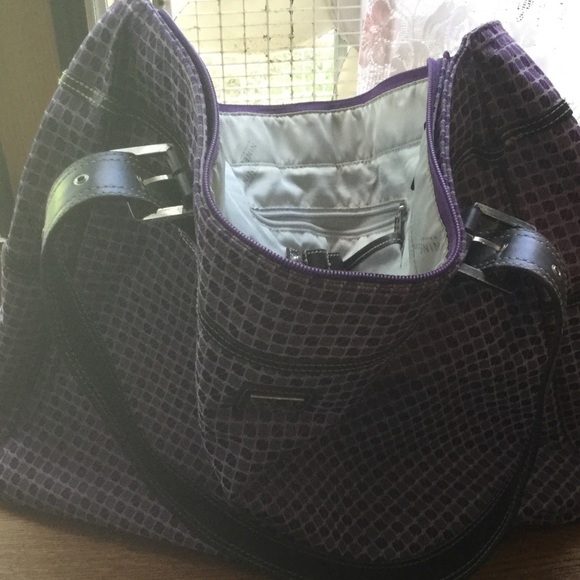 Liz Claiborne Purple Shoulder Bag - Picture 5 of 9